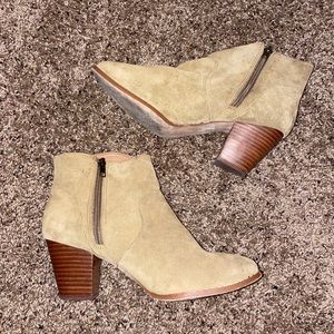 Taupe Colored Urban Outfitters Heeled Boot